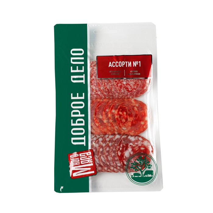 Колбасная нарезка «Ассорти № 1» 1